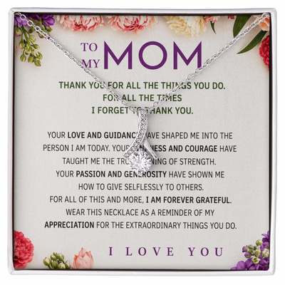 I Love You, Mom Necklace