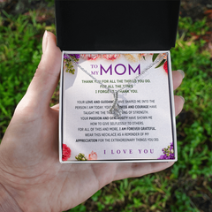 I Love You, Mom Necklace
