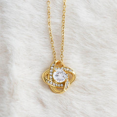 To My Mom - Love Knot Necklace