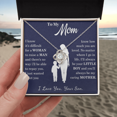 Love Knot Necklace — A Son's Gift to His Mother