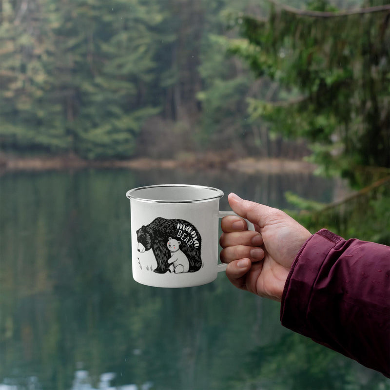 Mama Bear Adventure Mug - Premium Stainless Steel Camping Cup