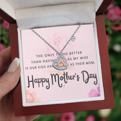 For My Beautiful Wife Happy Mother's Day Necklace