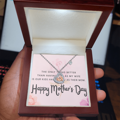 For My Beautiful Wife Happy Mother's Day Necklace