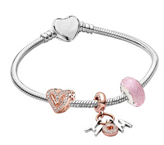 Mom's Love Story Charm Bracelet - Stunning Pandora-Style with FREE Charms!